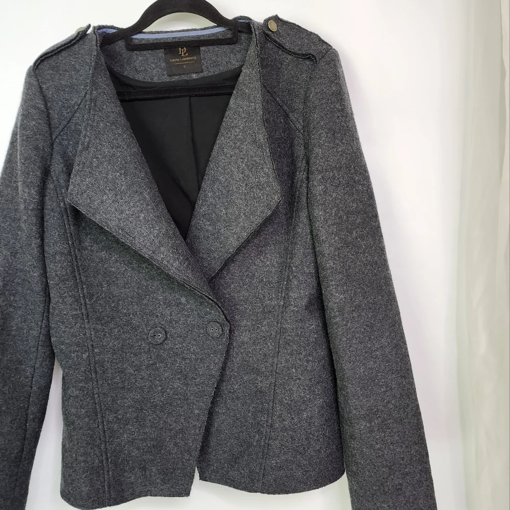 David Lawrence Size 12 light grey 85% wool blazer - Picture 2 of 12